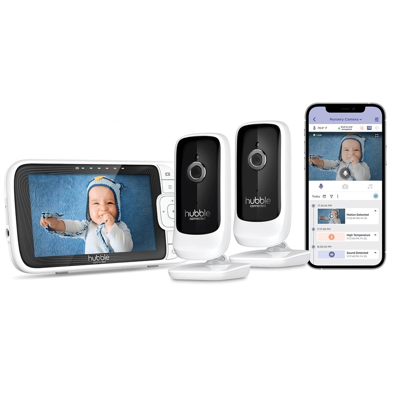 Hubble Connected Nursery Pal Link Premium Twin Smart Baby Monitor