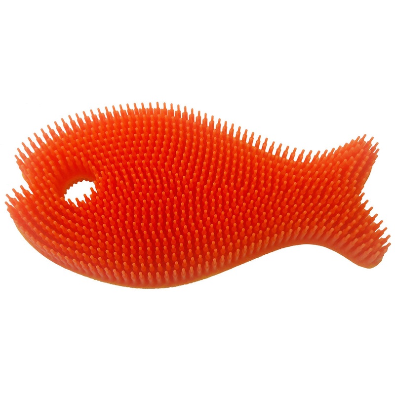 Innobaby Bathin’ Smart Bath Scrub, Fish – Gold