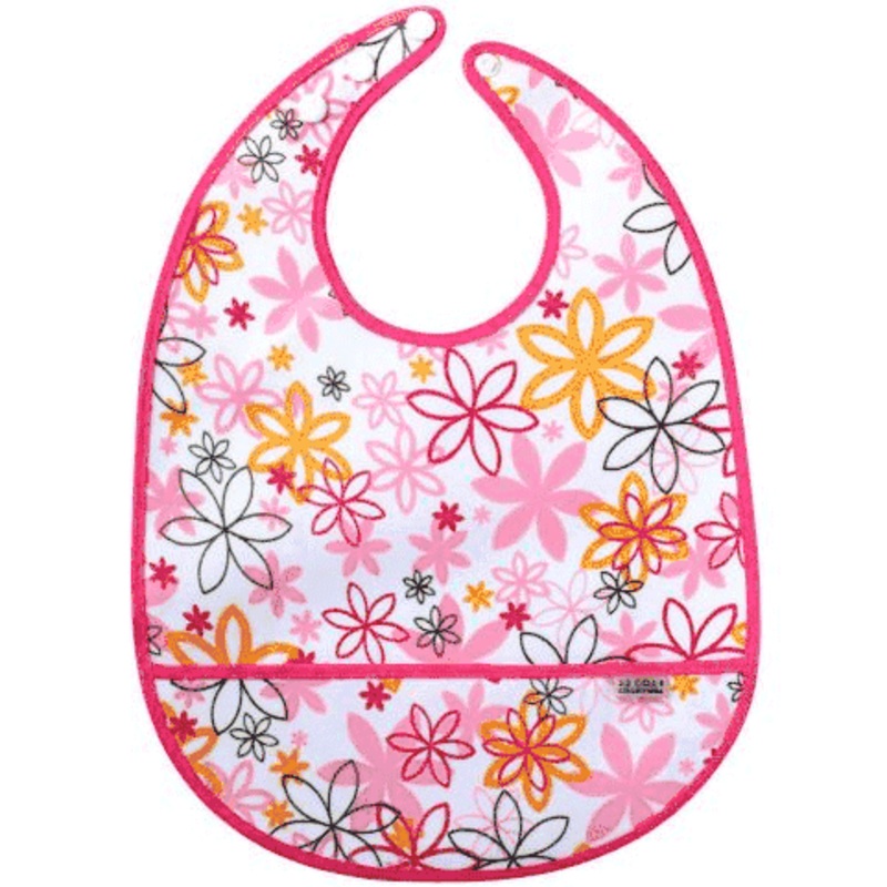 JJ Cole Large Bib Pink Craze