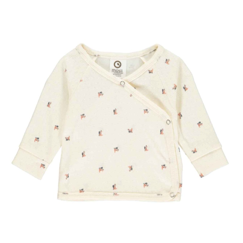 Mini Me Kimono Top – Buttercream & Spa Rose Floral