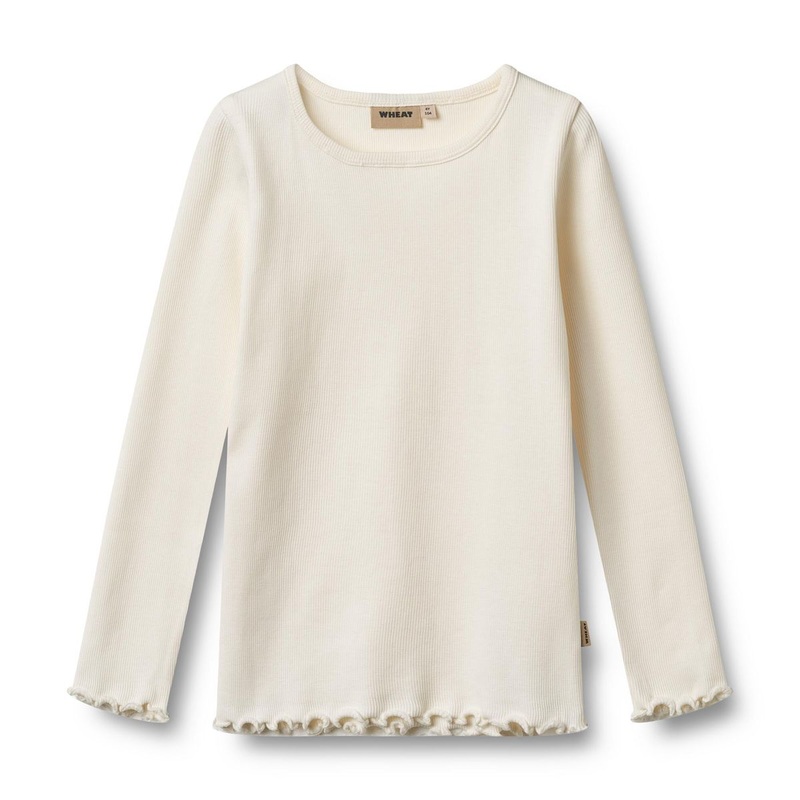 Wheat Ida Long Sleeve T-Shirt – Ivory