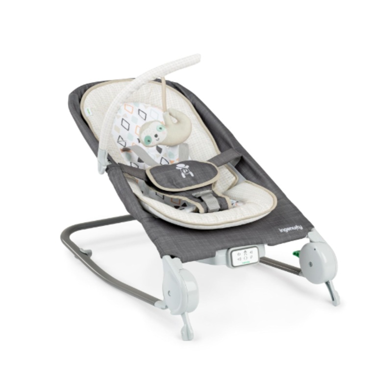 Ingenuity Happy Belly Rock-to-Bounce Massage Seat, Parker