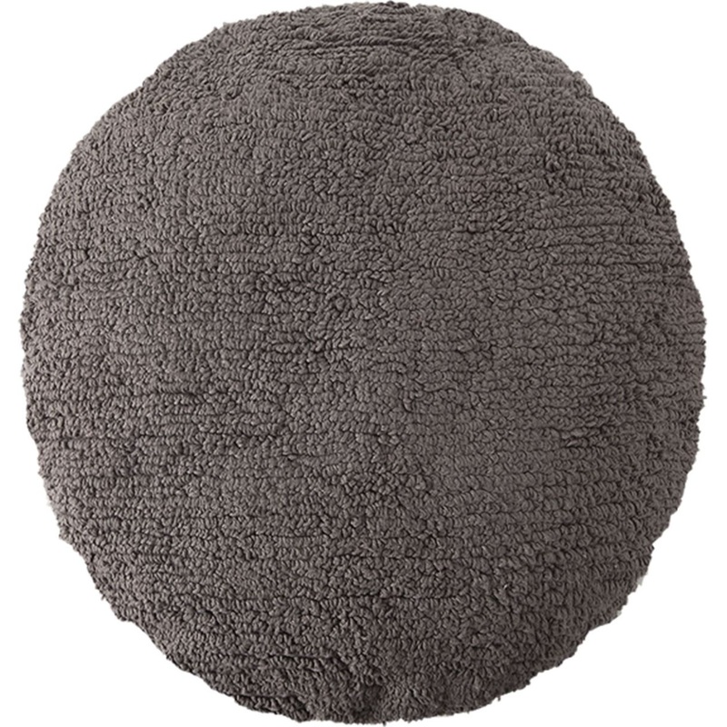 Lorena Canals Big Dot Cushion – Dark Grey (1’8″ x 1’8″)