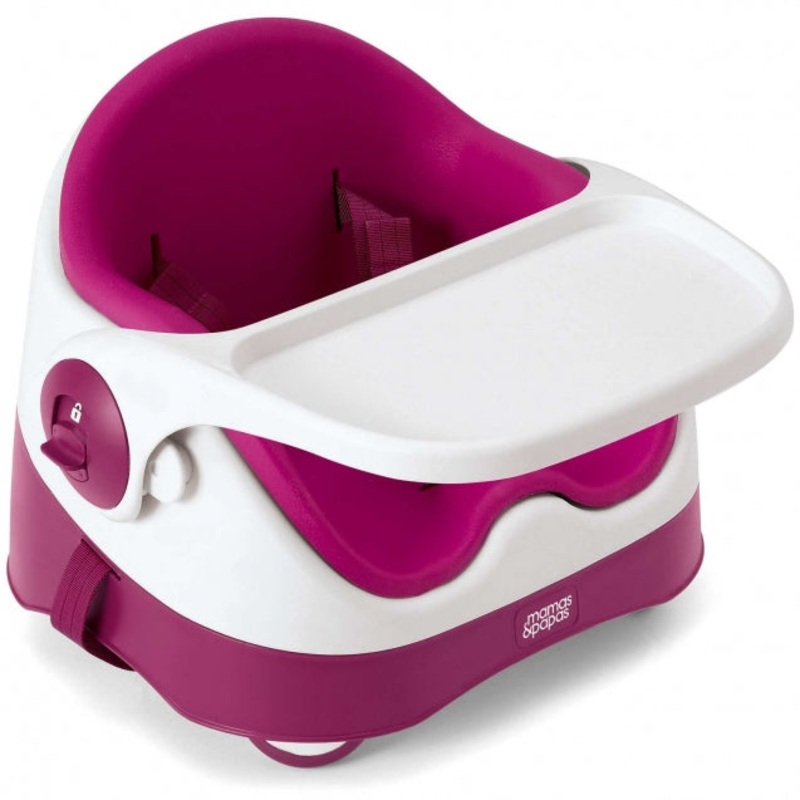 Mamas & Papas Baby Bud Portable Booster Chair- Raspberry