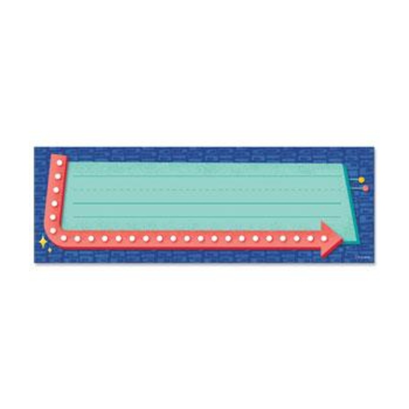 Mid-Century Mod Retro Sign Name Plates