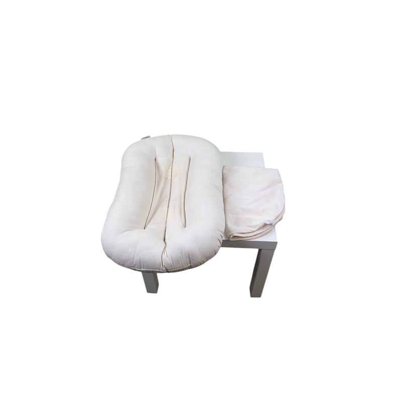 Snuggle Me Organic Sensory Infant Lounger with Cover, Natural, Natural