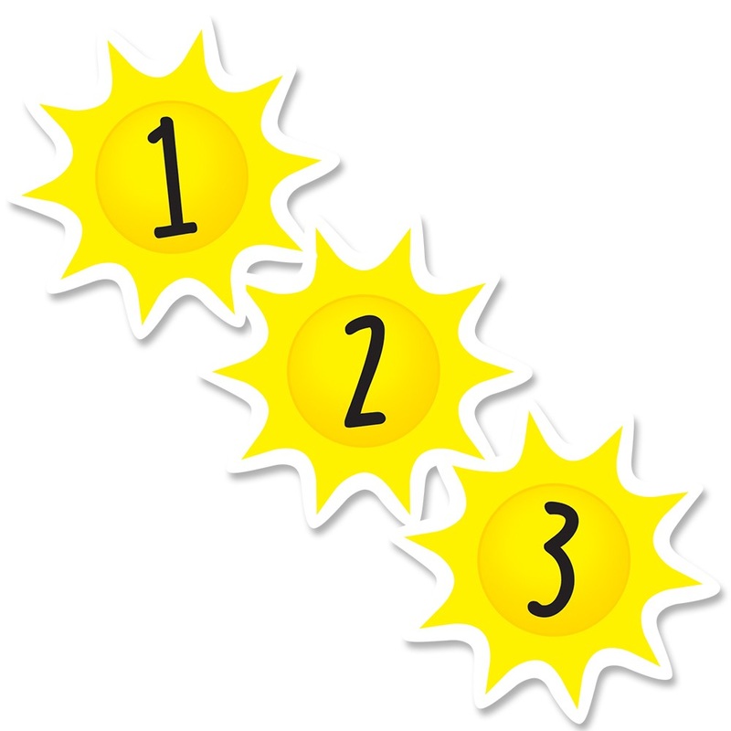 Suns Calender Days Cutouts
