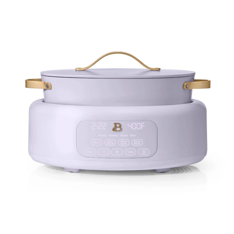 10-in-1 Electric Multi-Cooker, 6 Qt in Lavender by Drew Barrymore