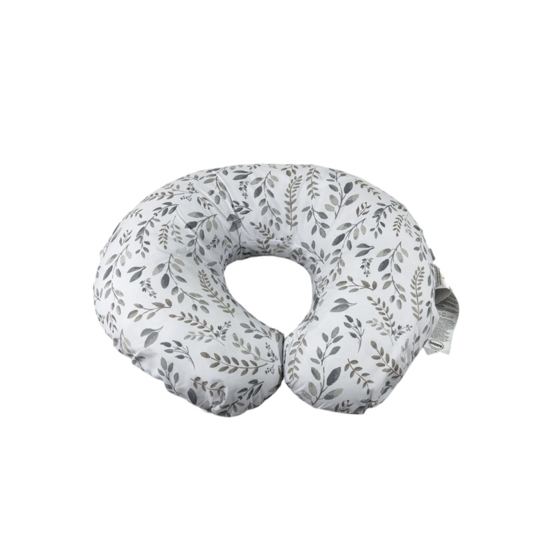Boppy Nursing and Infant Support Pillow, Grey Taupe Leaves