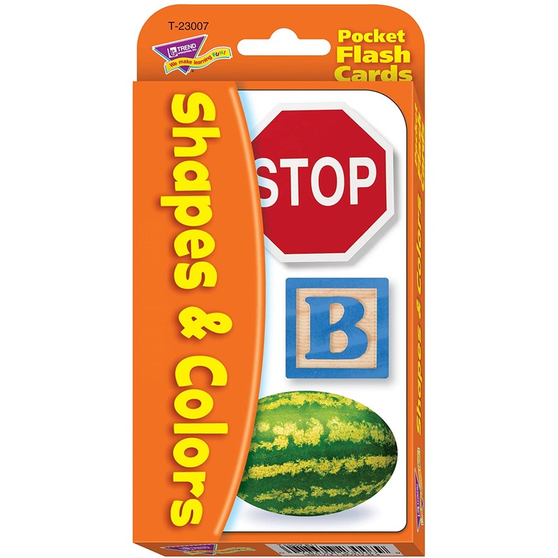 Colors & Shapes Pocket Flash Cards