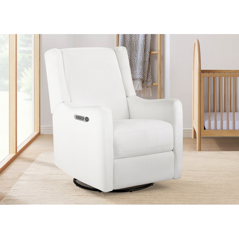 Mercer Electronic Power Recliner and Swivel Glider with USB-A and Type-C Ports in Stain-Resistant Performance Fabric