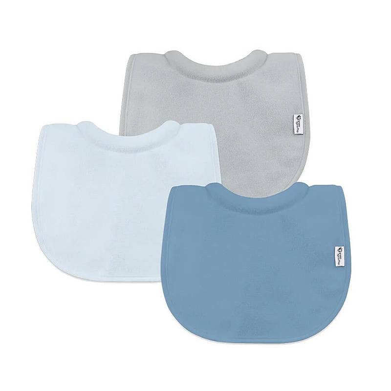 Stay Dry Milk Catcher Bibs Set Blueberry