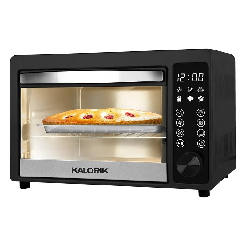 22-Quart Digital Touchscreen Air Fryer Toaster Oven, Black