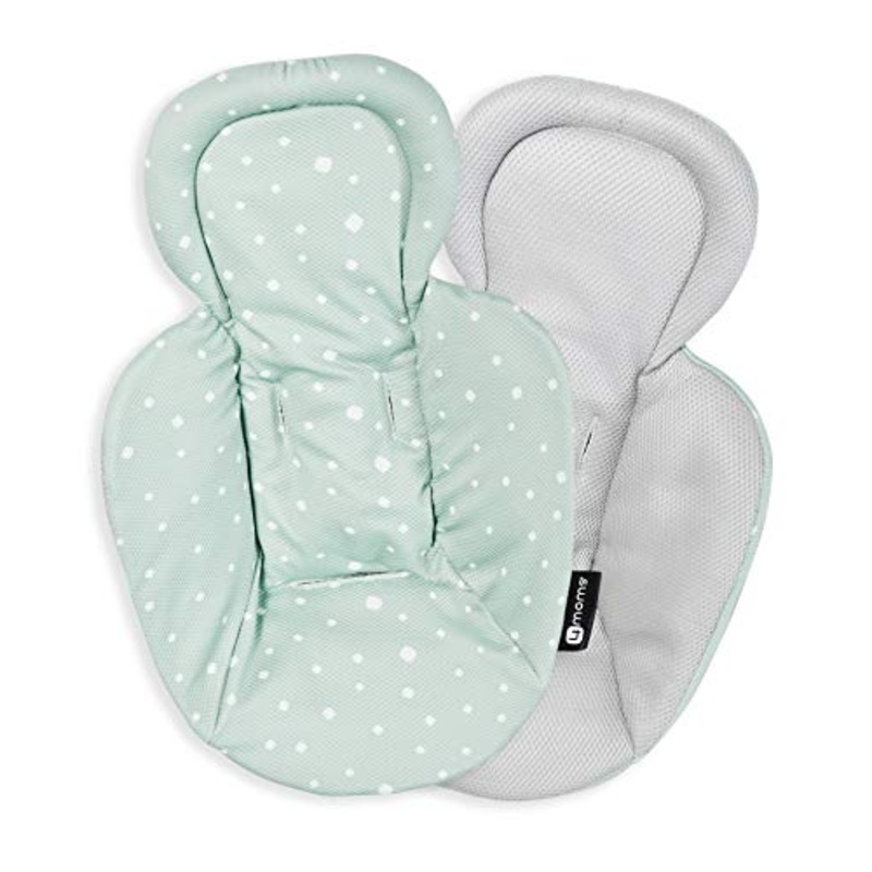 4moms Reversible Newborn Insert (old), Seafoam Green Mesh