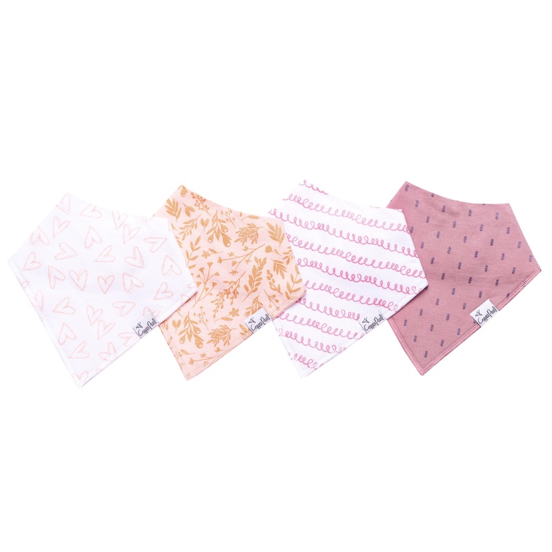 Copper Pearl Baby Bandana Bibs | Lola