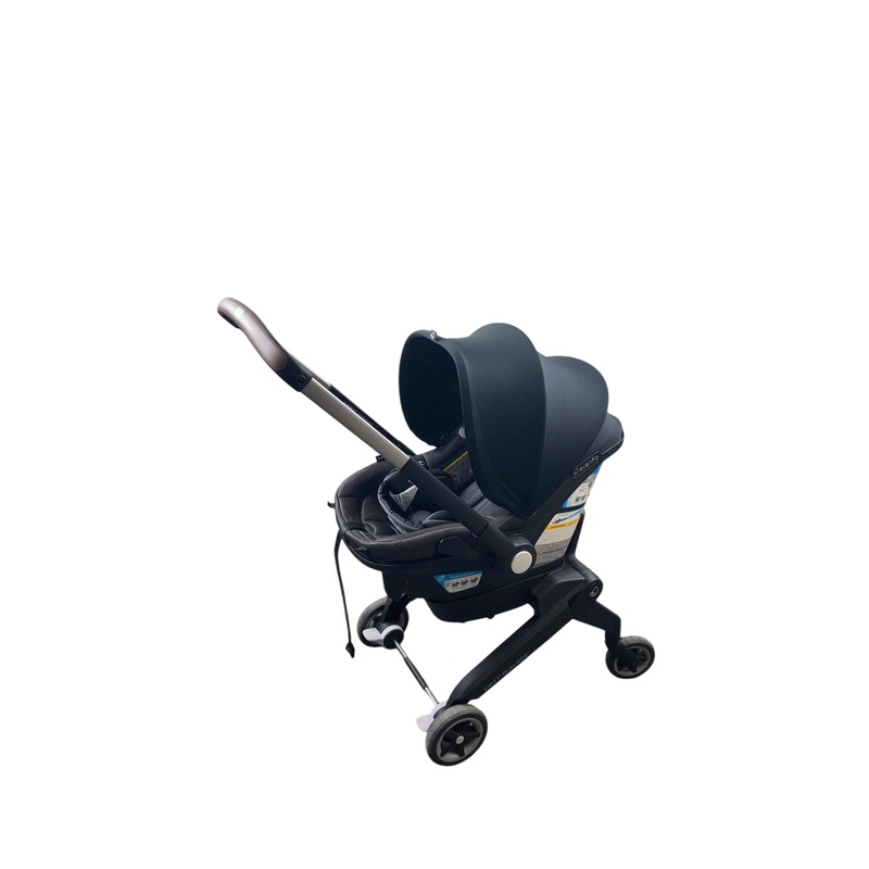 Evenflo Shyft Dual Ride Infant Car Seat Stroller Combo, 2023, Boone Gray