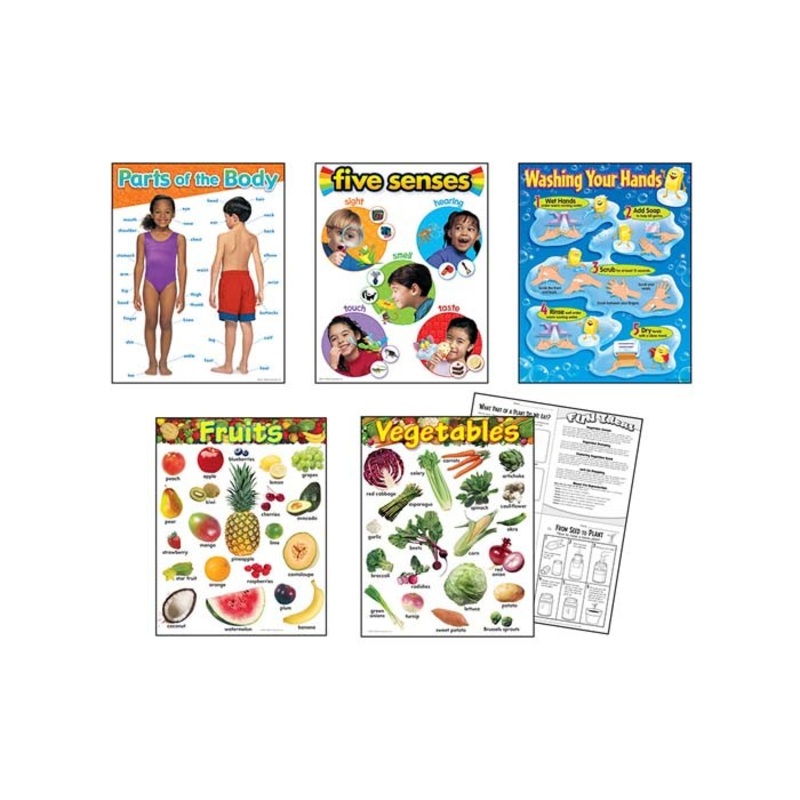 Healthy Living Learning Charts Combo Pack
