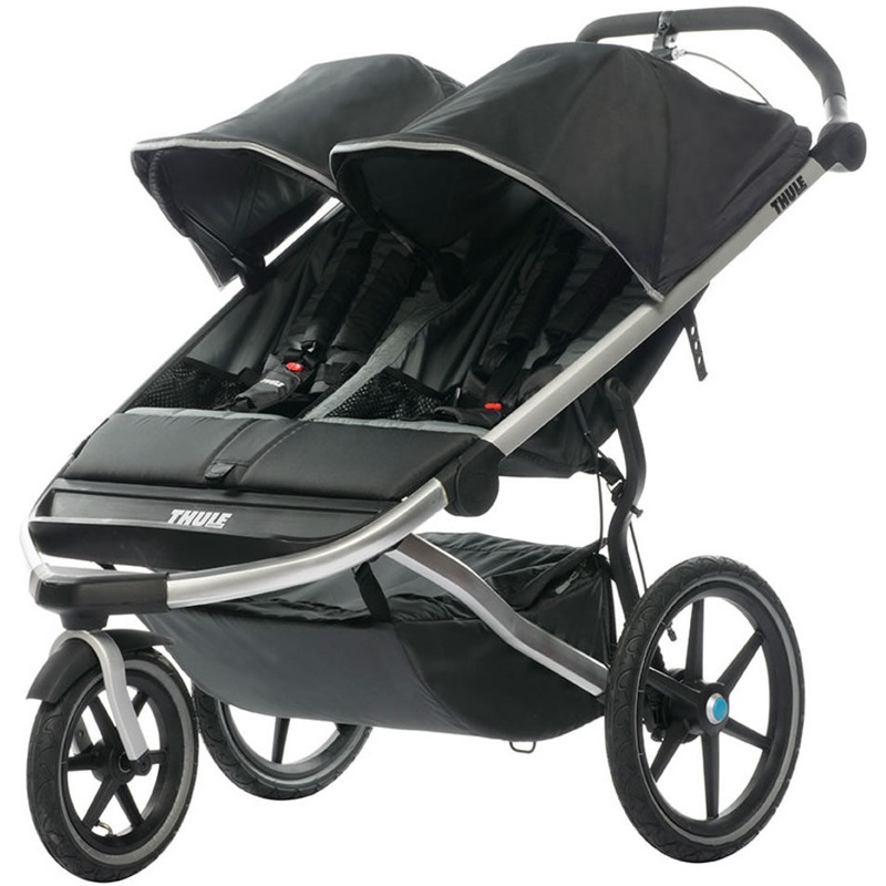 Thule Urban Glide Double Jogging Stroller – Dark Shadow