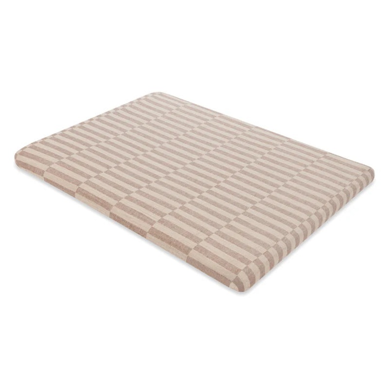 All-Stages Midi Crib Sheet- Cocoa Stripe