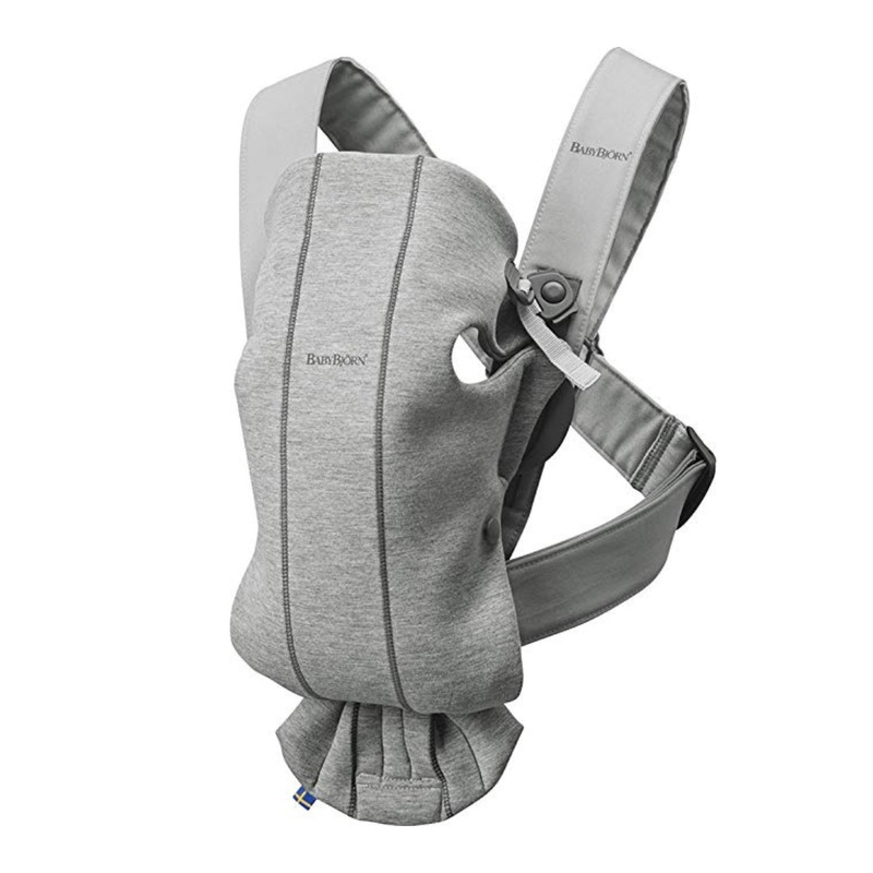 Baby Carrier Mini – Light Grey Cotton