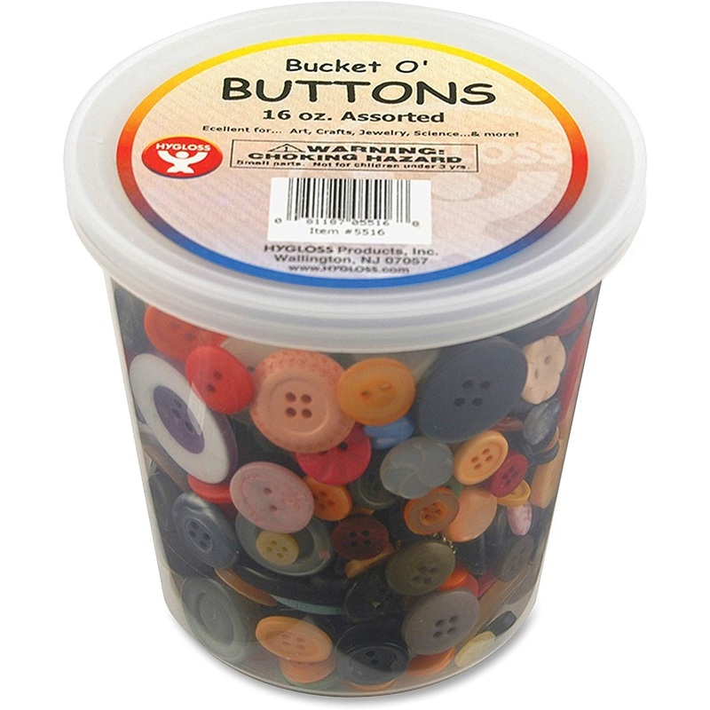 Bucket-O-Buttons, 1lb, Assorted