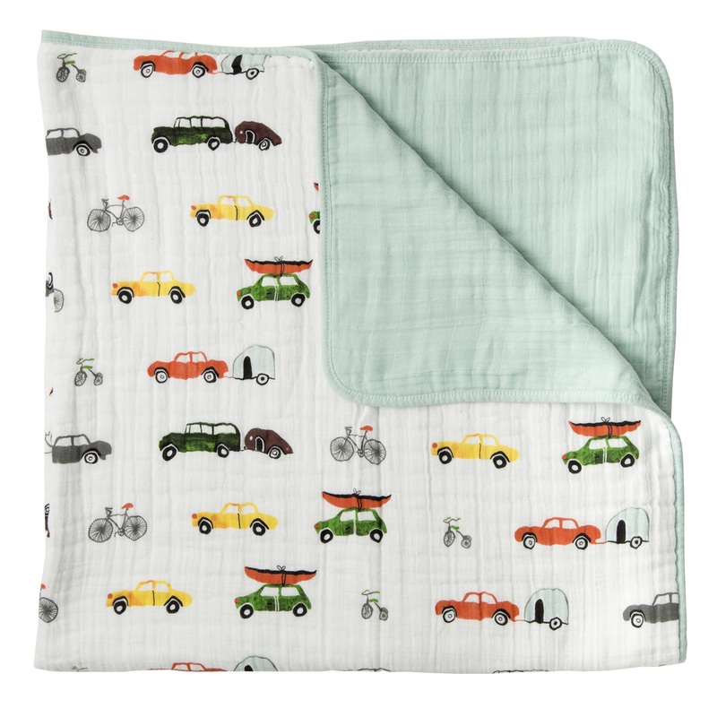 Little Unicorn Cotton Muslin Quilt – Traffic Jam