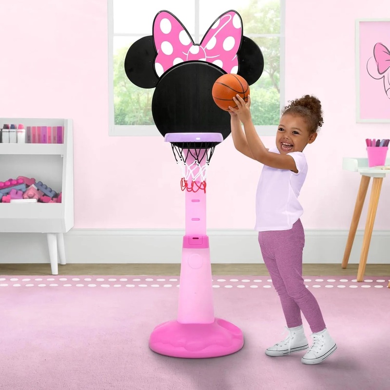 Minnie Mouse Plastic Basketball Set