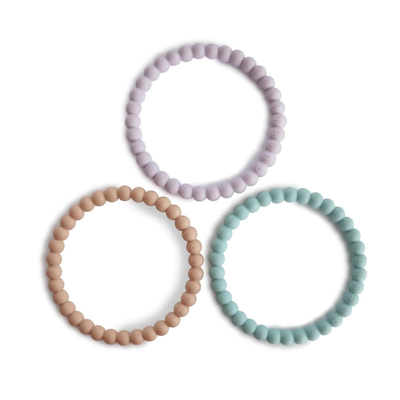 Mushie Pearl Teething Bracelet