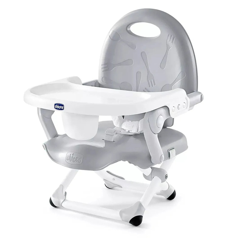 Pocket Snack Booster Seat – Gray