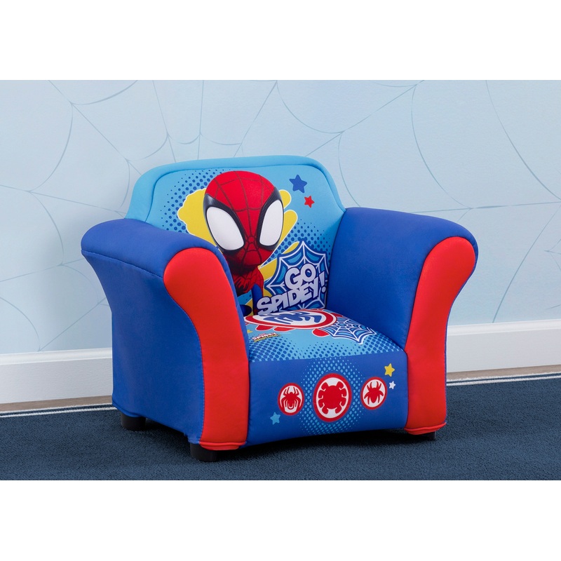 Spidey and His Amazing Friends Upholstered Chair with Sculpted Plastic Frame