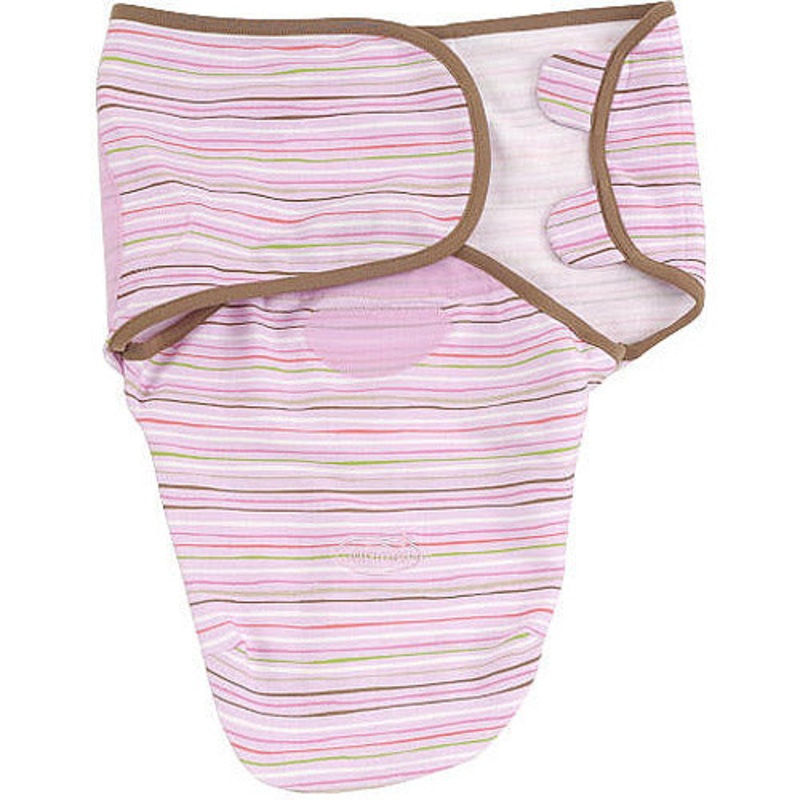 Summer Infant Cotton SwaddleMe Blanket (S/M) – Stripe