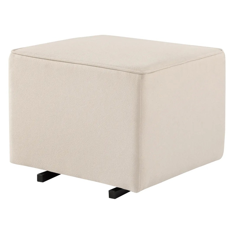 Universal Gliding Ottoman in Cream