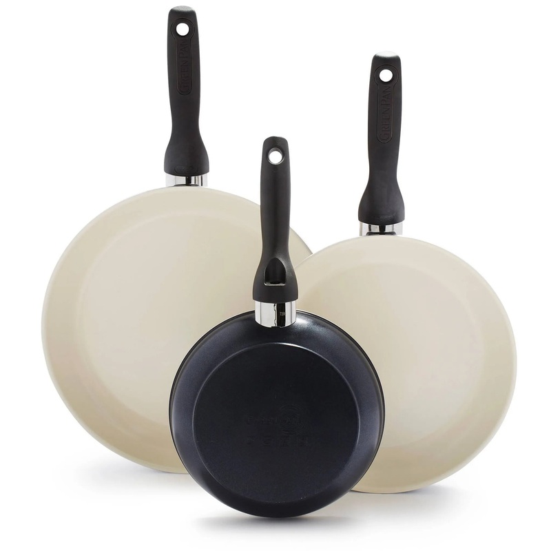 3pk (7″, 9.5″ & 11″) Ceramic Nonstick Frypan Set