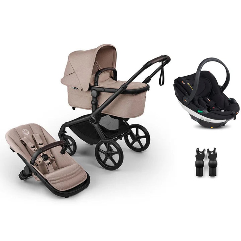 Bugaboo Fox 5 Renew + BeSafe Go Beyond Travel System – Desert Taupe