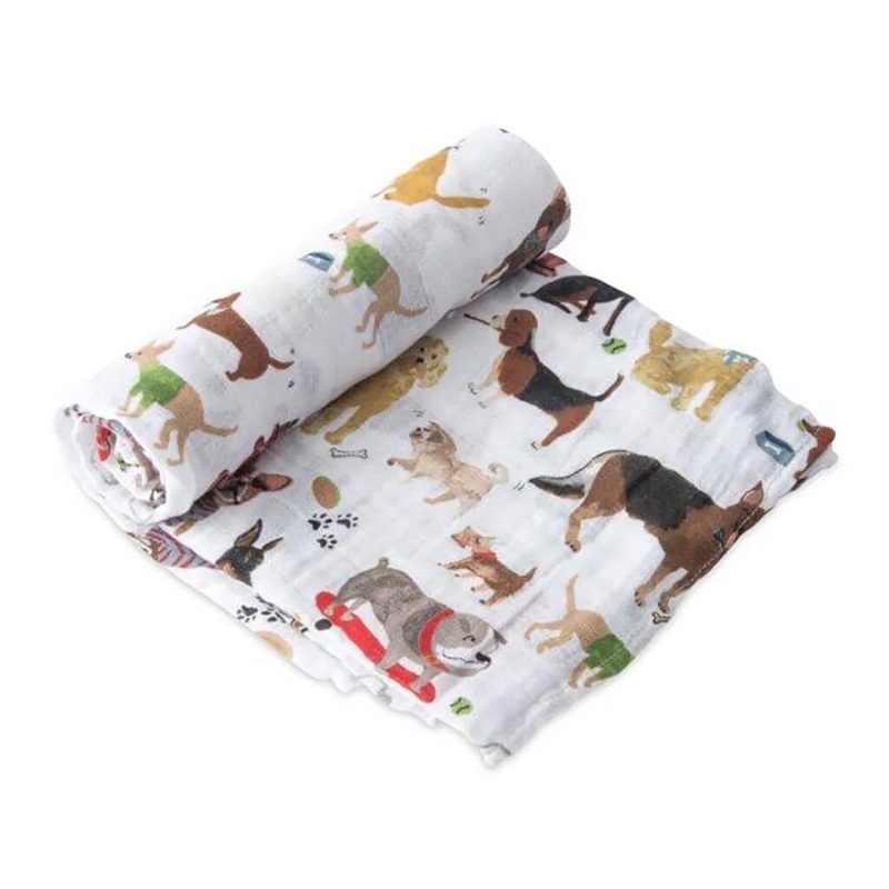 Cotton Muslin Swaddle Woof
