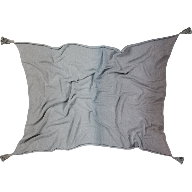 Lorena Canals Ombr Blanket – Grey (4′ x 6′)