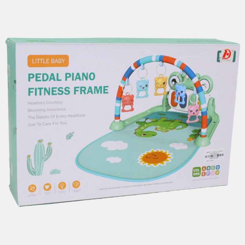 Pedal Piano Fitness Frame  Mint Dinosaur