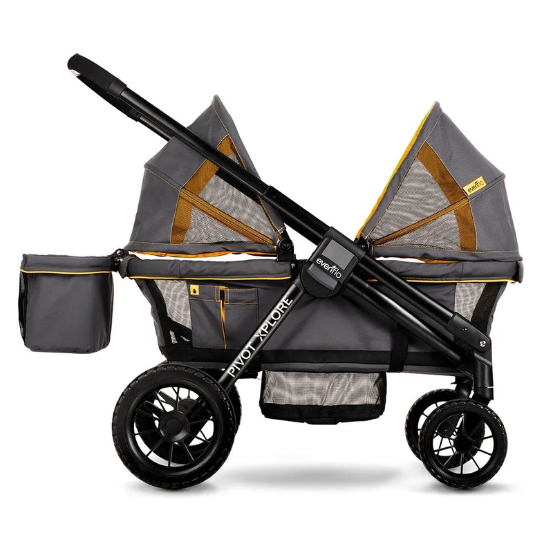 Pivot Xplore Double Stroller Wagon – Grey