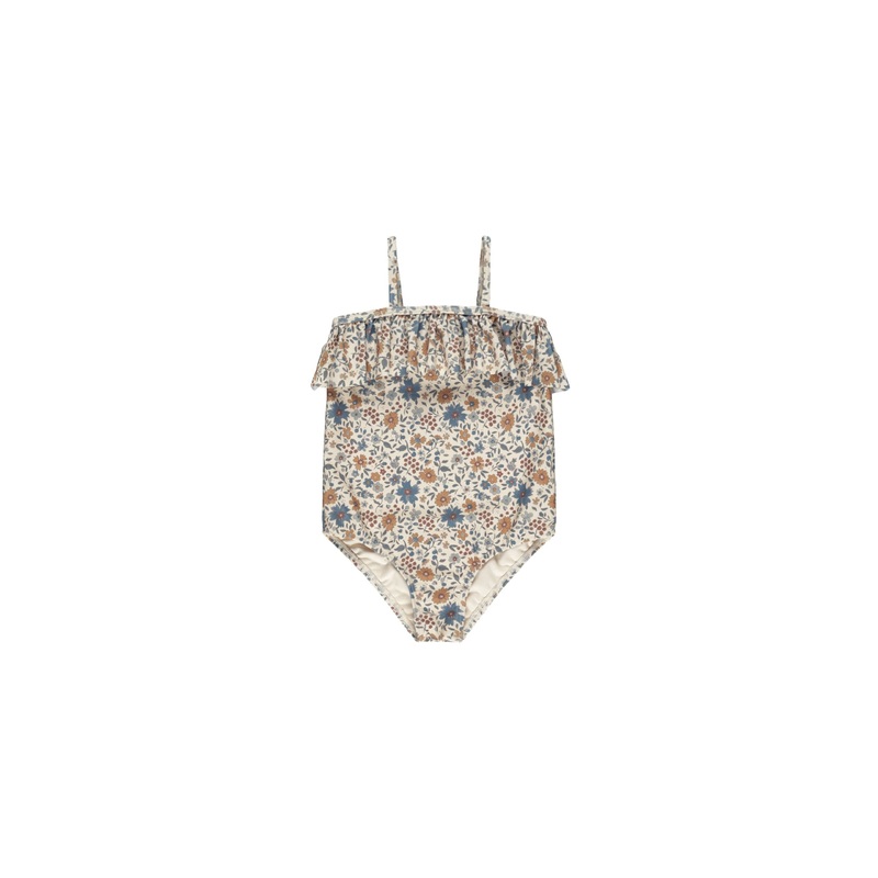 Rylee + Cru Ruffle One-Piece – Gardenia