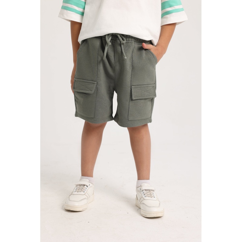 Unisex Cotton Shorts  Olive