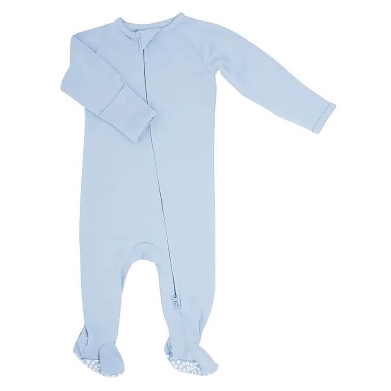 Zipper Footie – Dontes Blue