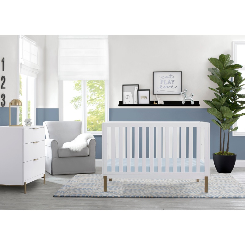 Blue Palm Hand-Tufted 100% Wool Area Rug 5×8