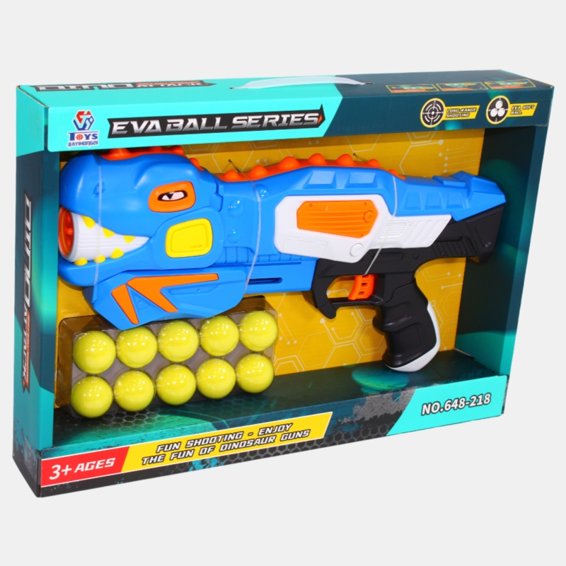 Dinosaur Soft Bullet Gun – Blue
