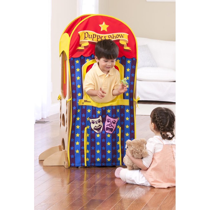 Little Partners The Learning Tower Playhouse – Puppet Theatre/Popcorn Stand