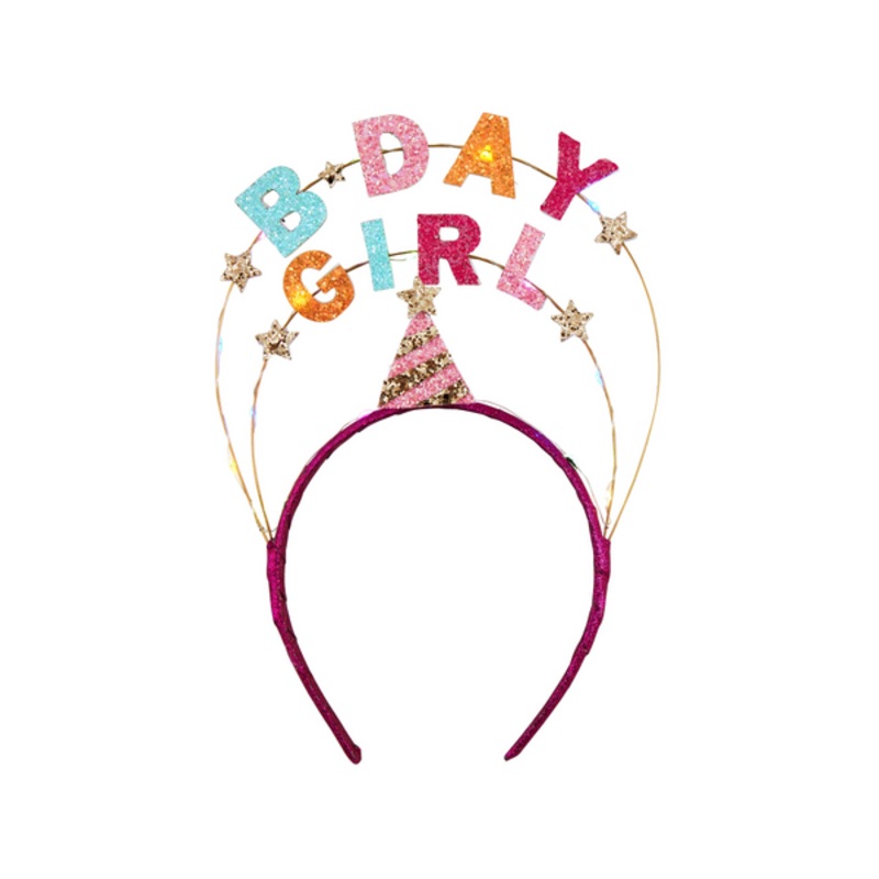Mud Pie Light-Up Happy Birthday Headband