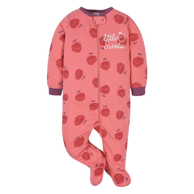 Baby Girls Apple Bouquets Sleep ‘N Play