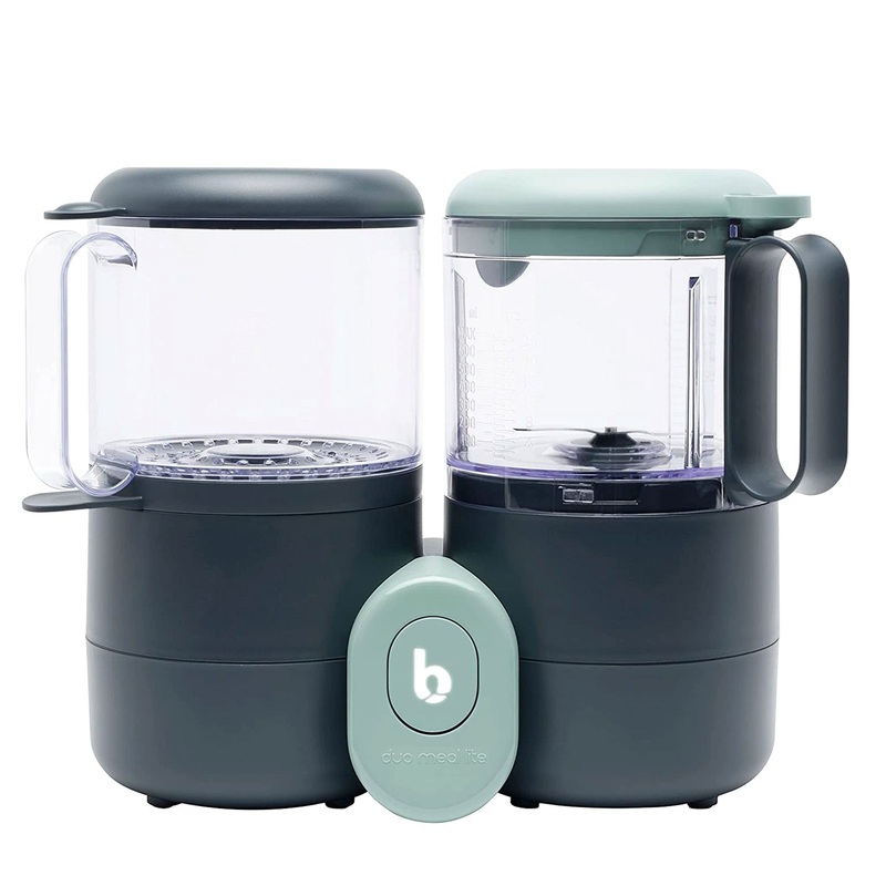 Babymoov Duo Meal Lite 4 in 1 Multi-Use Food Processor W/ Steam Cooker & Blender