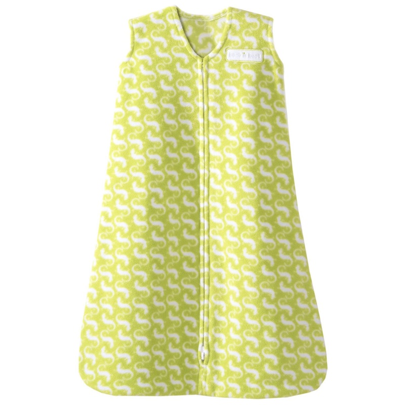 HALO SleepSack Wearable Blanket, Micro-Fleece, Green Gecko, Small