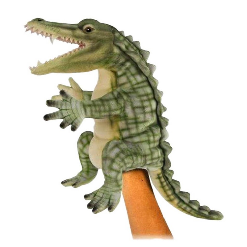 HNC Plush Puppet Alligator 13″L