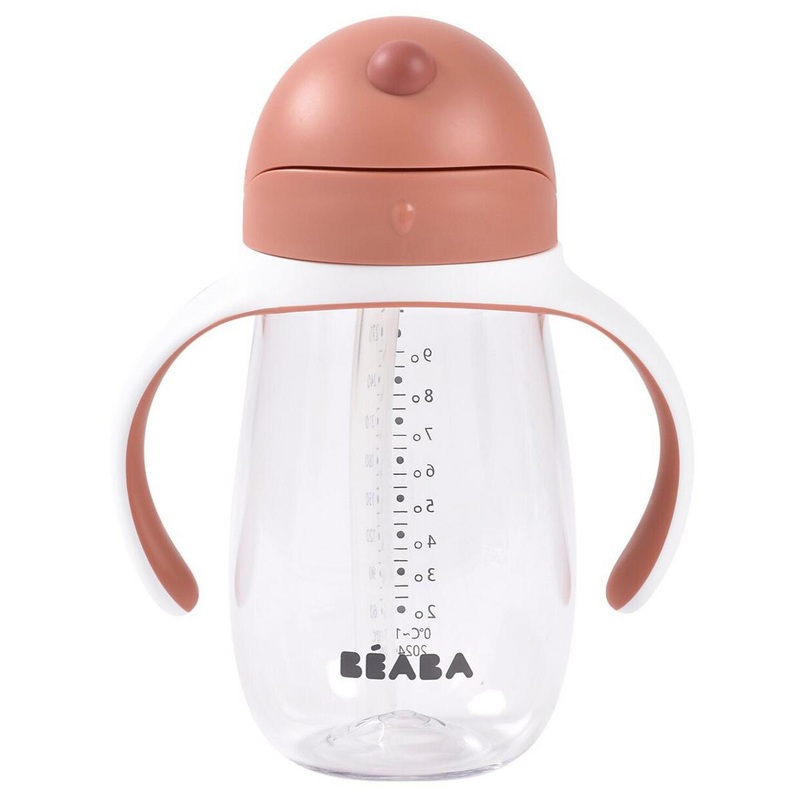 Beaba Straw Sippy Cup – Terracotta